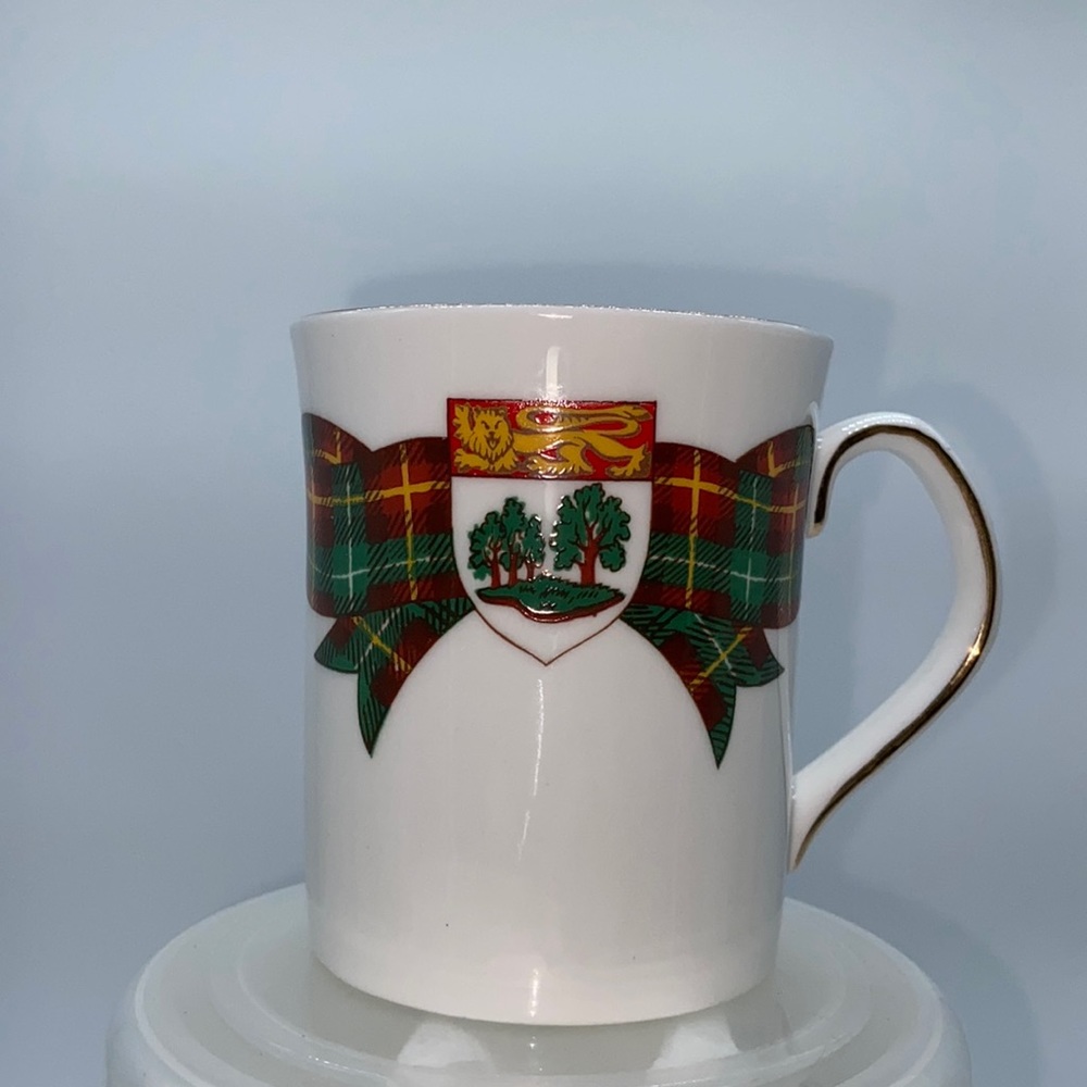 Small P.E.I. Tartan Bone China Mug